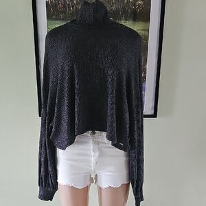 Hollister Charcoal Turtleneck Sweater